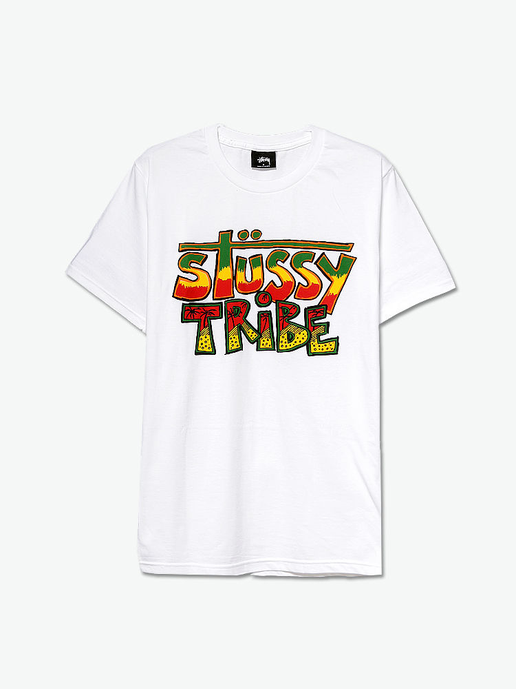 stussy rasta tribe tee 牙买加雷鬼logot恤