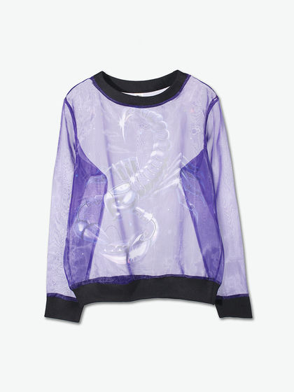 AliyaStore|男款|卫衣|AliyaStore 十二星座天蝎座座欧根纱卫衣