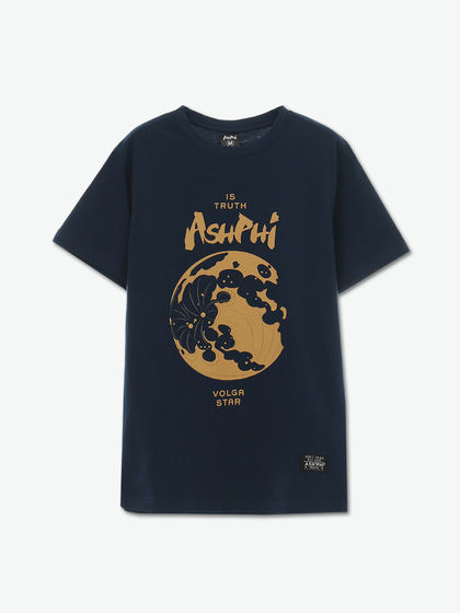 ASH'PHI|ASH'PHI|男款|T恤|ASH'PHI 月亮如莲花般绽放 女款短袖T恤
