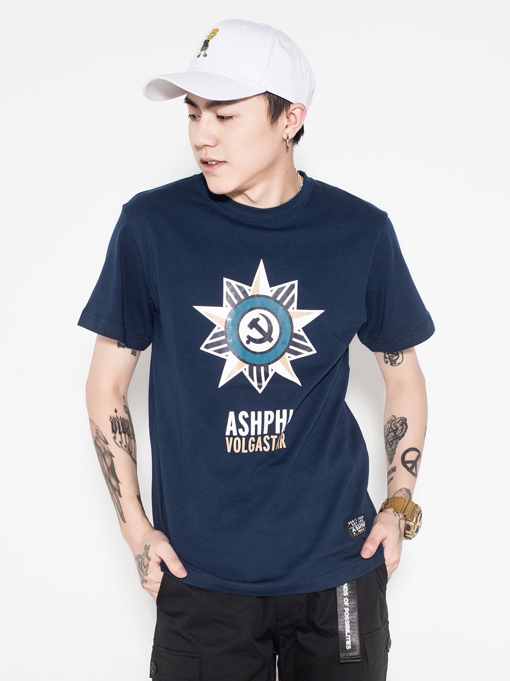 ASH'PHI|男|ASH'PHI 伏尔加之星：希望 男款短袖T恤