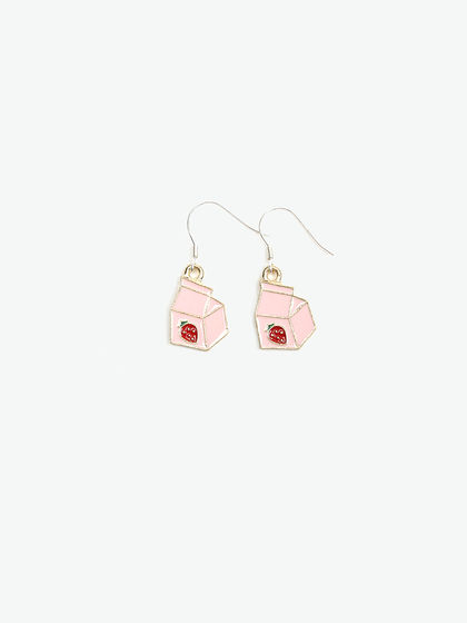 AliyaStore|男款|首饰|AliyaStore 草莓牛奶耳环