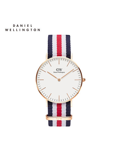 DW|Daniel Wellington|男款|手表|Daniel Wellington Canterbury 撞色织纹女士腕表