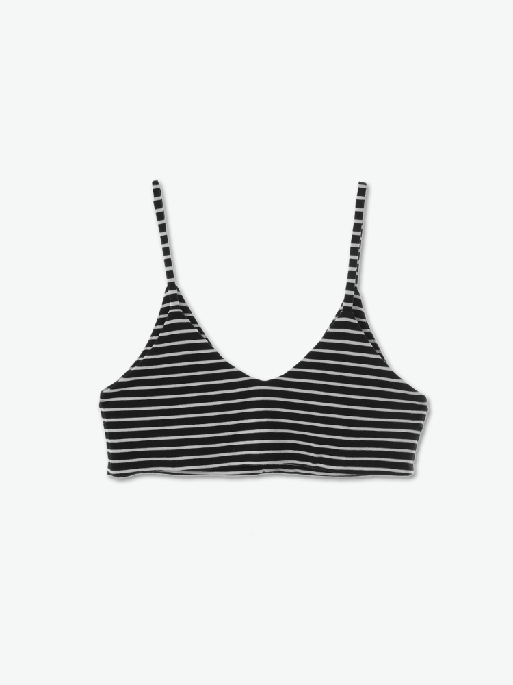 B+ by Beautyberry|女|B+ by Beautyberry 超短条纹吊带