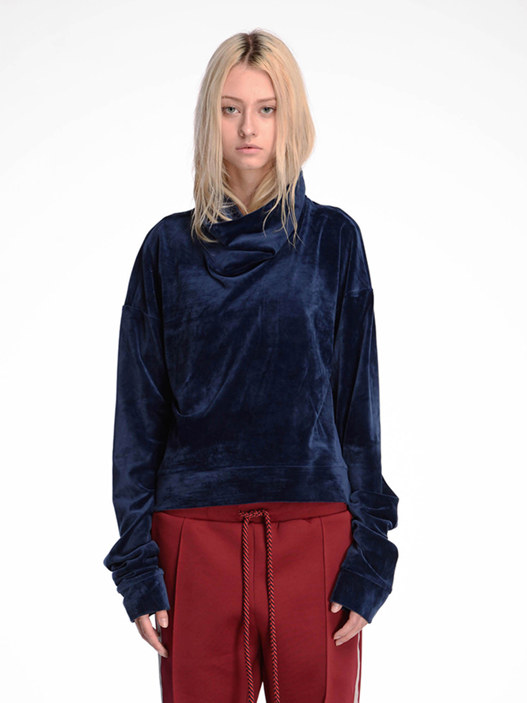 NeverMoredesign|NeverMoredesign|女|卫衣|NeverMoredesign  丝绒高领卫衣