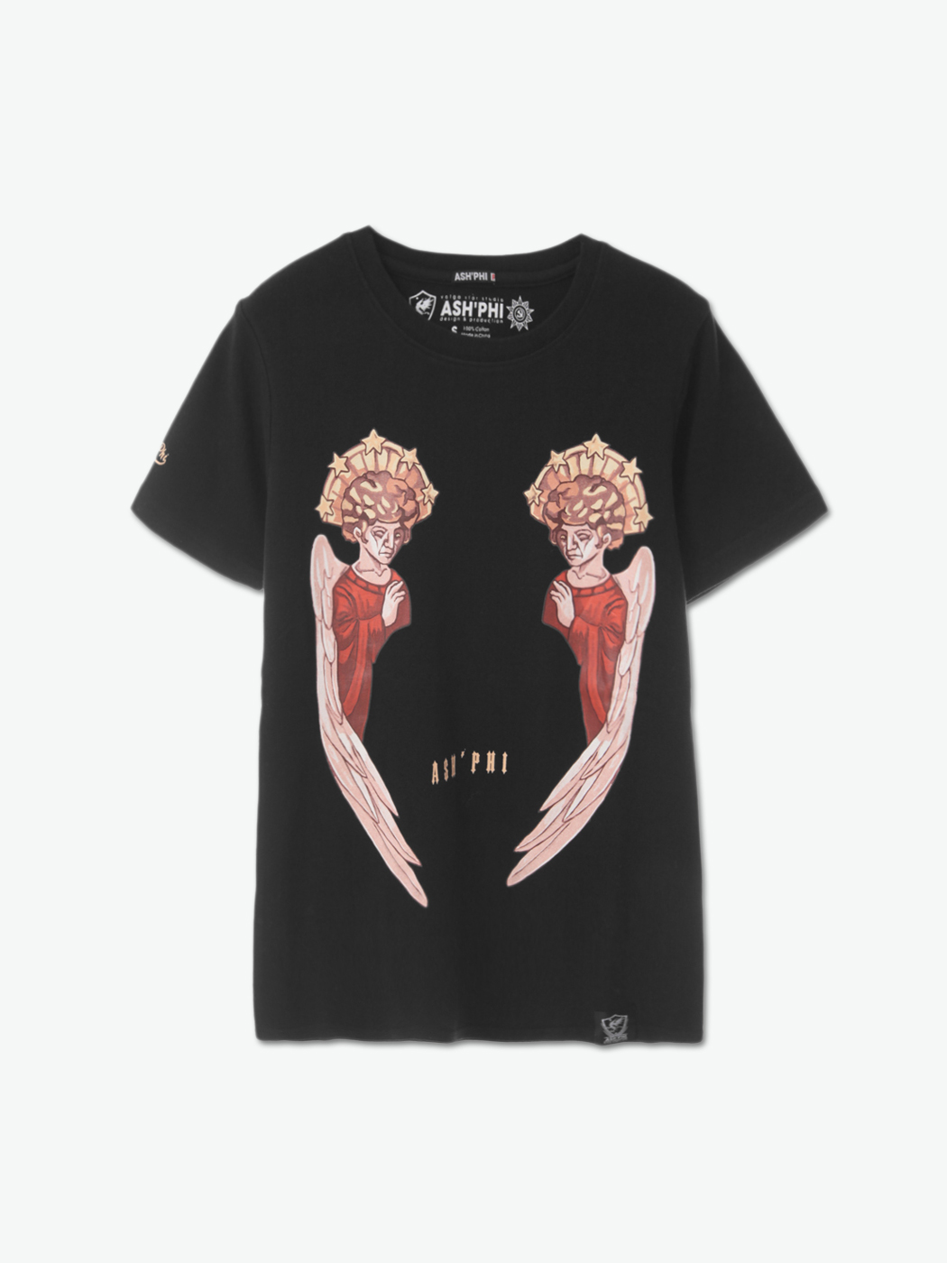ASH'PHI|女|ASH'PHI 僧侣印花T恤 限定版