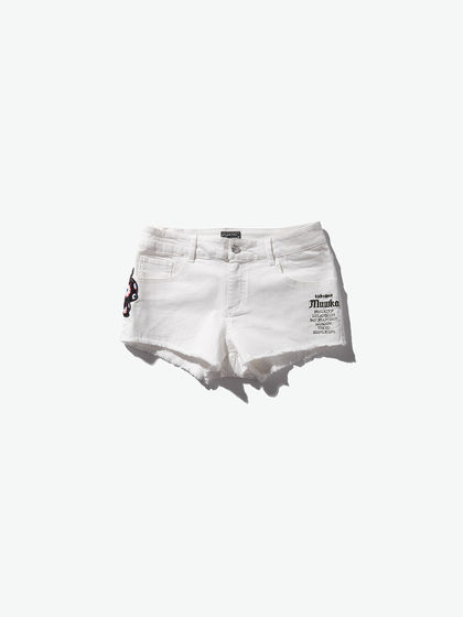 Mishka|男款|短裤|Mishka 字母图案刺绣短裤