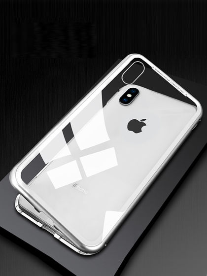 qeedigi|奇连数码|男款|手机配件|Gineo GL02磁吸玻璃手机壳 iPhone 7/8/7P/8P/X