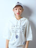 ASH'PHI|ASH'PHI|男款|卫衣|ASH'PHI 六纹钱 女款印花中袖连帽卫衣