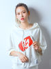 ASH'PHI|ASH'PHI|男款|卫衣|ASH'PHI NASA 女款印花中袖连帽卫衣