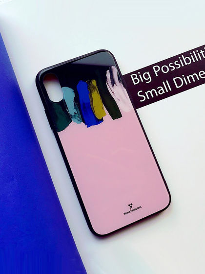3OMETHINGCHIC|3OMETHINGCHIC|男款|手机配件|3OMETHINGCHIC 竖条油彩手机壳 iphone XR/XS Max/X/XS/7P/8P