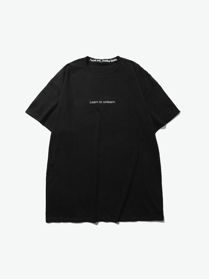 Fuck art,make tees|Fuck art,make tees|男款|T恤|F.A,M.T. “Learn to unlearn.”slogan短袖T恤