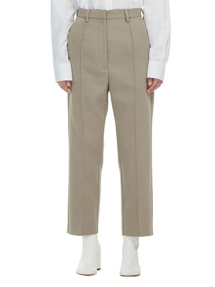 MM6 Maison Margiela|MM6 Maison Margiela|男款|西裤|MM6 Maison Margiela 灰褐色直筒西裤