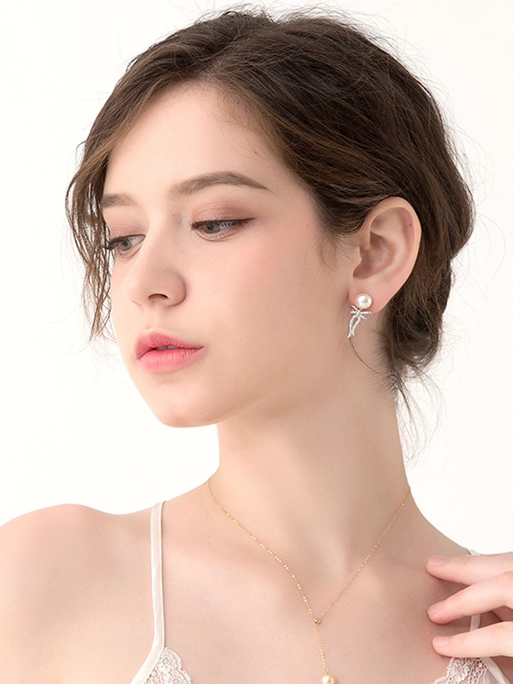 Gelei Story|男|女|Gelei Story 真我系列 925银淡水珍珠独立耳钉