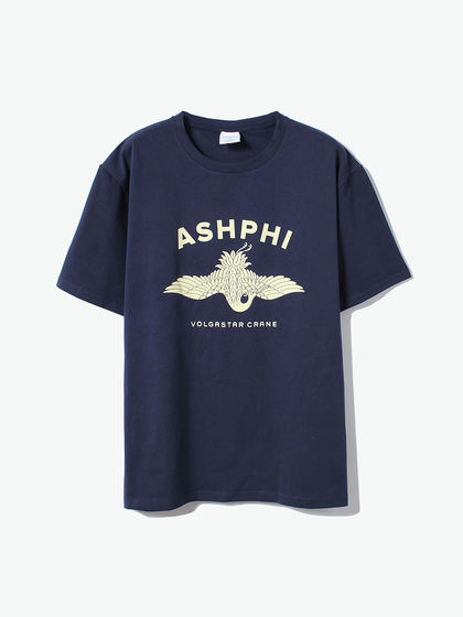 ASH'PHI|ASH'PHI|男款|T恤|ASH'PHI 鹤之泣印花短袖T恤