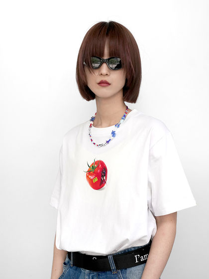 FMACM|FMACM|男款|T恤|FMACM MOOD LIKE ME 水果系列 西红柿短袖T恤