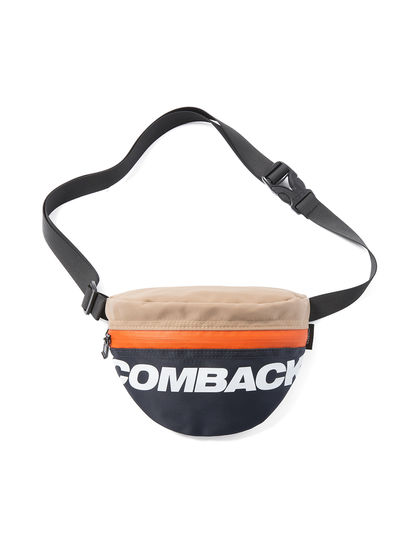COMBACK|男款|手拎包/单肩包|COMBACK LOGO印花系列 卡其蓝色 斜挎胸包腰包