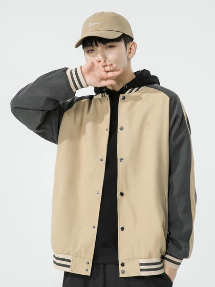 ZERO MISTAKE|没错|男款|夹克|ZERO MISTAKE 美式复古休闲棒球服
