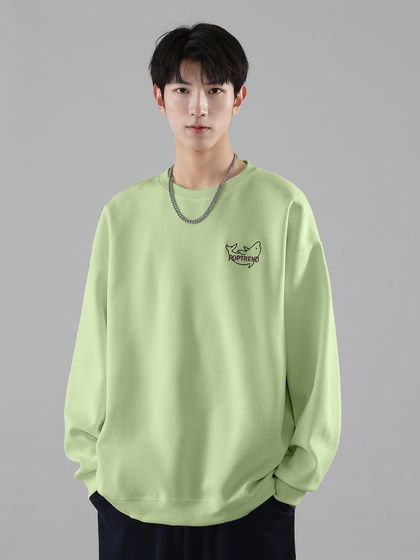 PhancyMe|范西米|男款|卫衣|PhancyMe 港风圆领印花卫衣